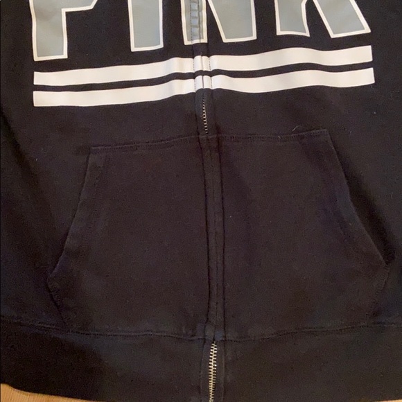 Victoria’s Secret Pink zipper Sweatshirt Sz S - Picture 3 of 9